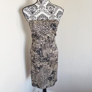 The Limited Animal Print Mini Dress